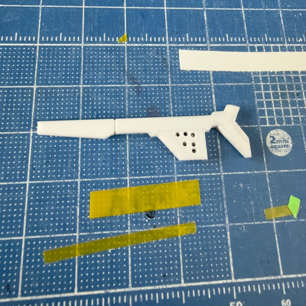 2.0mmプラ板から切り出し