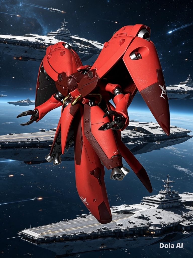 HGメカニクス　シャア専用ノイエジール–4枚目/制作者：丸五ワークス