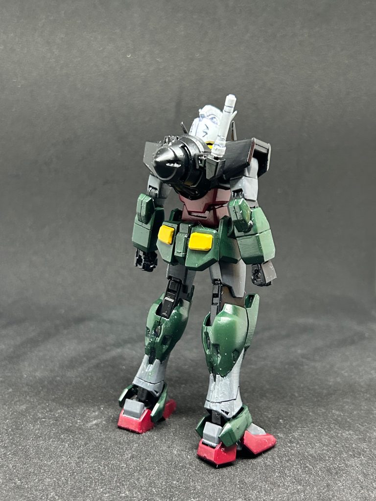 背面。GNドライブのカラー悩みましたが今回はリアルタイプカラーに寄せました。