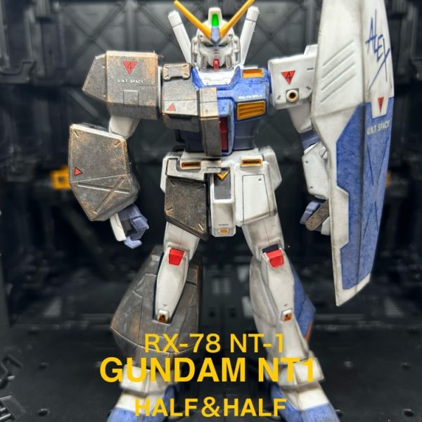ガンダムNT1 アレックス　HALF & HALF
