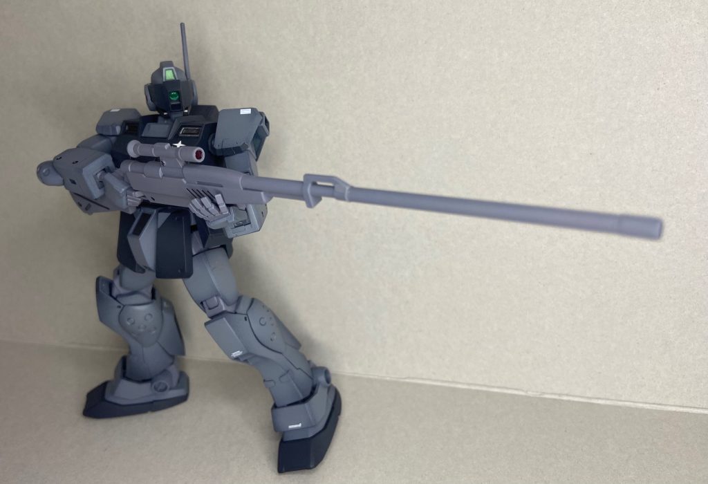ライフルのバレルを長くしました。