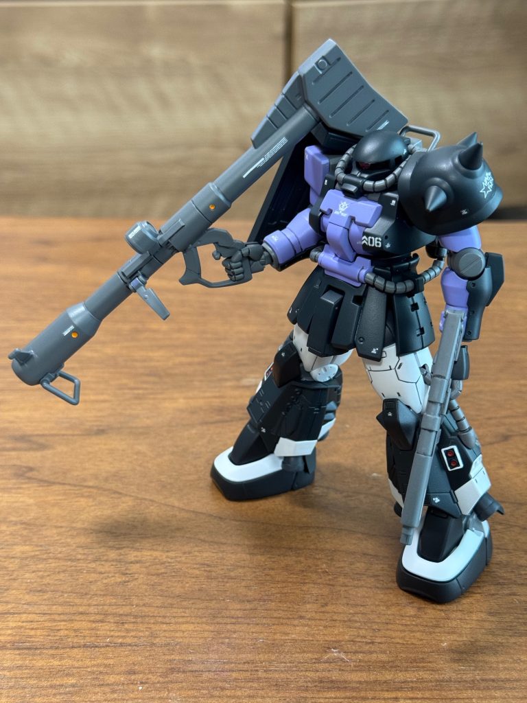 ドデカヒートホークも作りましたが…やはり豪快無欠なオルテガさんにはジャイアントバス&マシンガンの2丁持ちで撃ち散らかしてもらいましょう😁