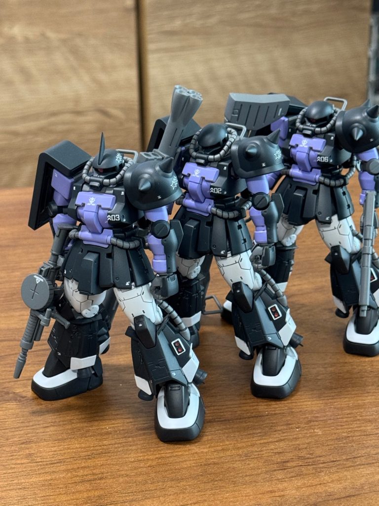 高機動型ザクⅡ 黒い三連星仕様–4枚目/制作者：hiro12
