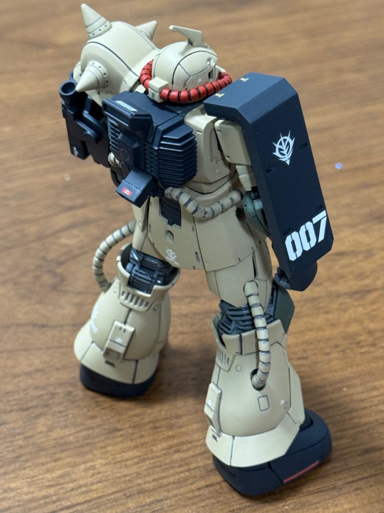 HG ザク・デザートタイプ–3枚目/制作者：hiro12
