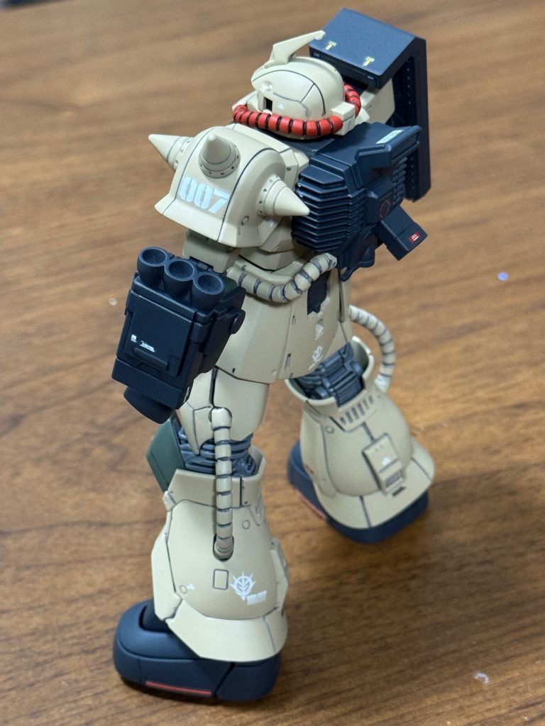 HG ザク・デザートタイプ–4枚目/制作者：hiro12