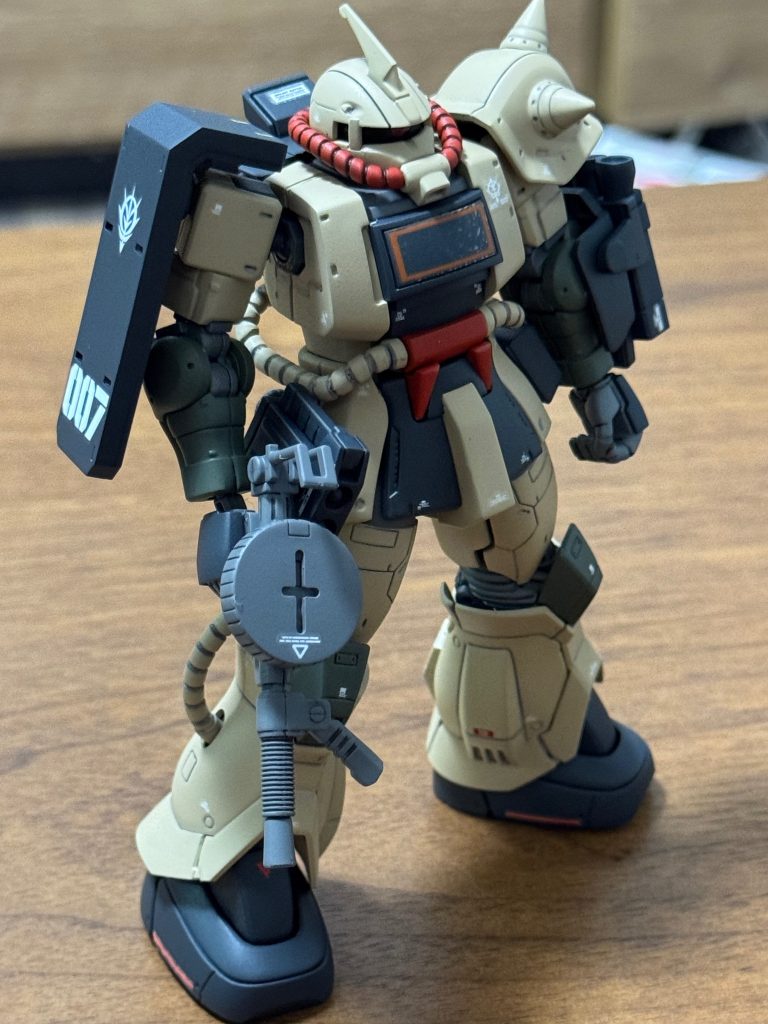 装備状態。
