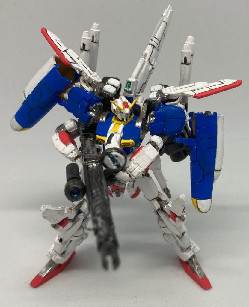 旧キットSガンダムのパケ絵風
