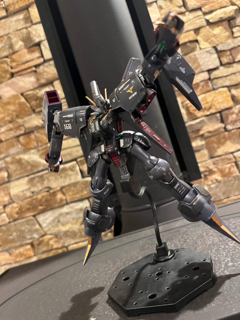 お次はメガ粒子砲でポージング！！ バイアランと言えばの武器ですね(๑•̀ㅁ•́ฅ✨