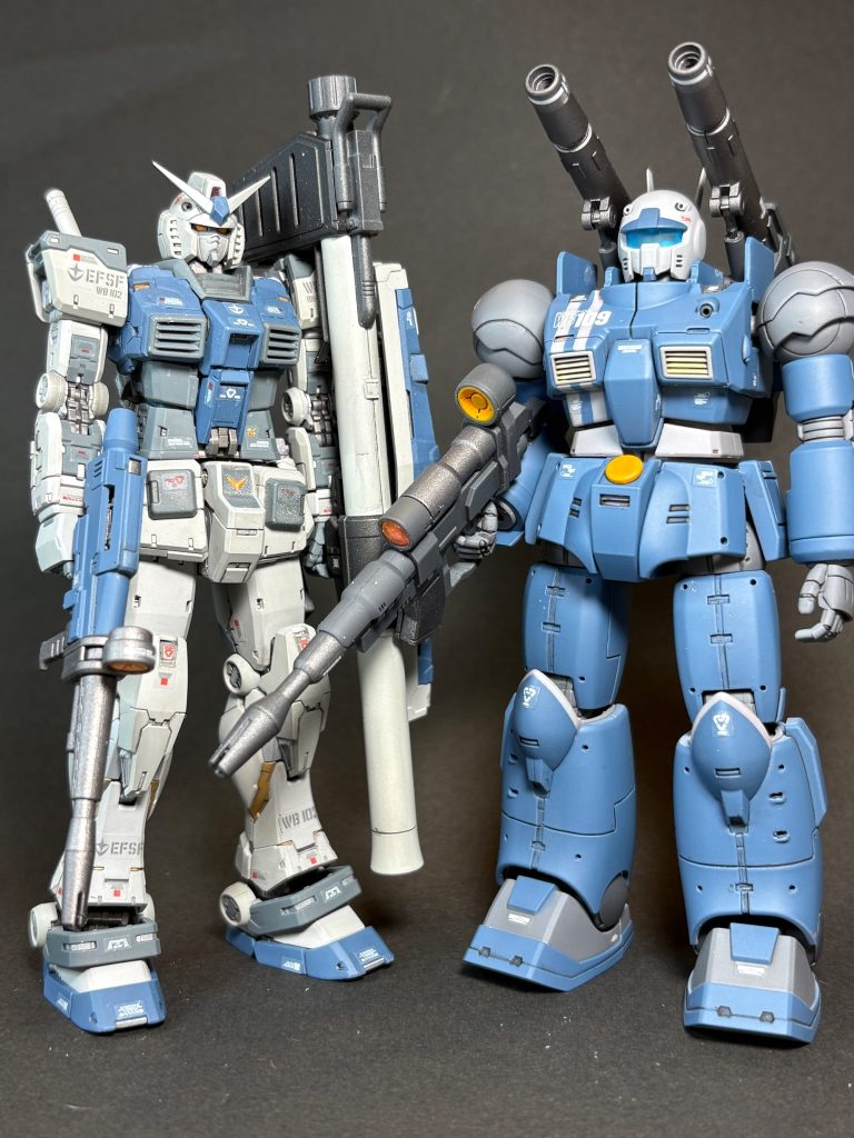 ちょっと前に作ったRGガンダムとお揃色です。後はガンタンクですねー。閲覧ありがとうございました。