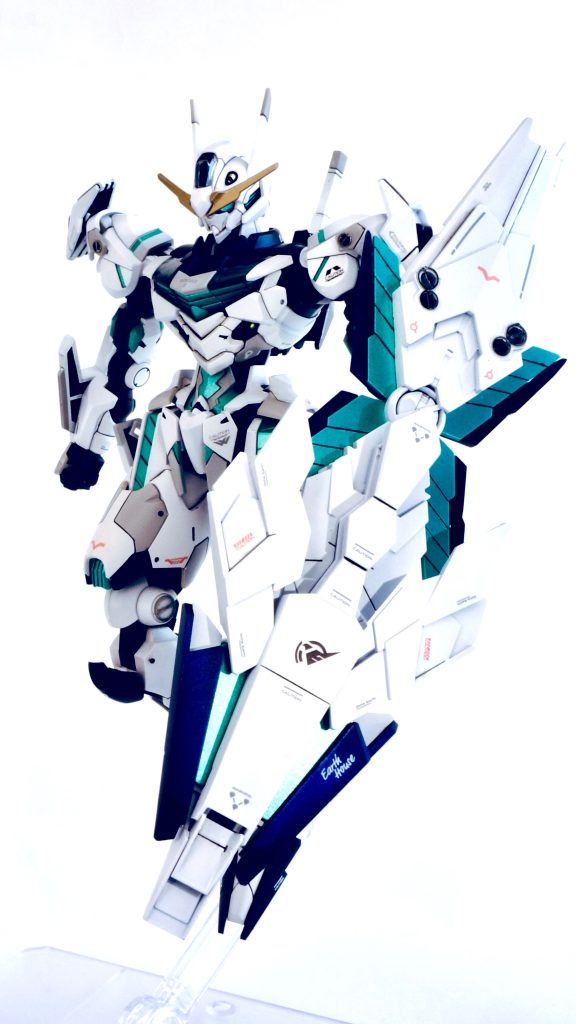 ミキシングっていうほどじゃないけど、お初。アームド・アーマーDEを装備できるように接続部を変更、真鍮線で補強しただけ。最初だからね。