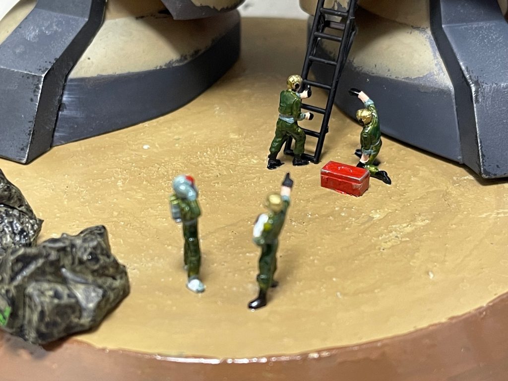 　フィギュアのアップ