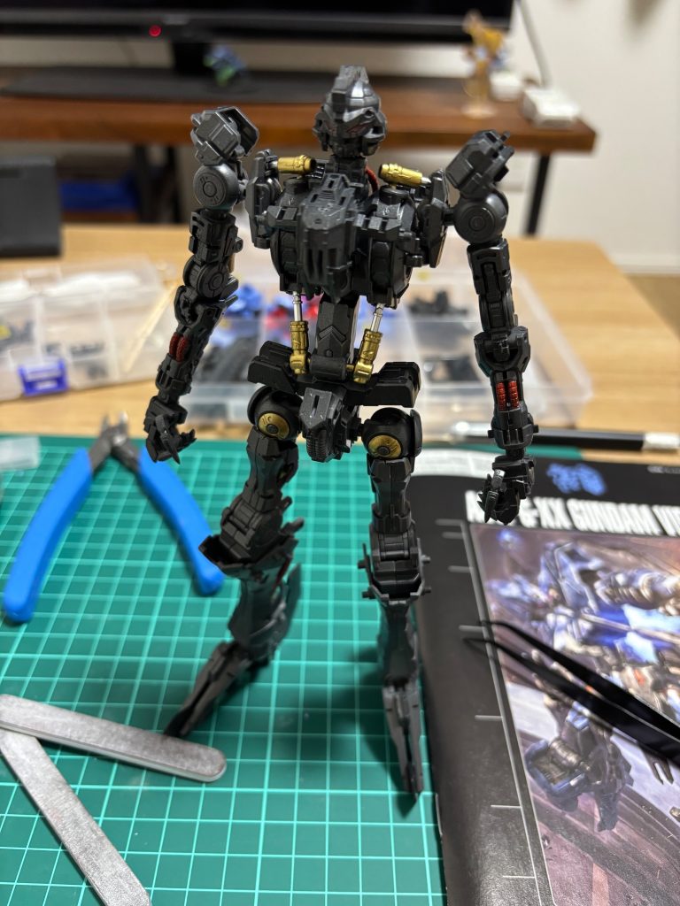 初投稿 初MG 初全塗装  MG ガンダムヴィダール–2枚目/制作者：@matt_on75296