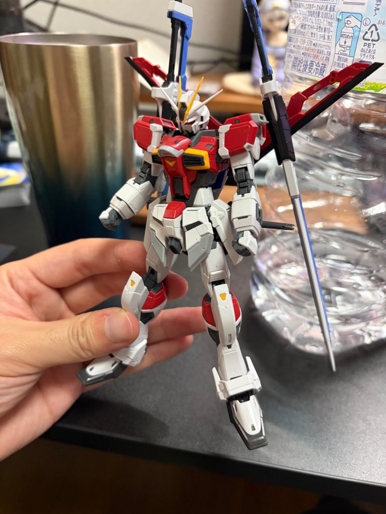 仮組み時。素体はRGソードインパルスです。