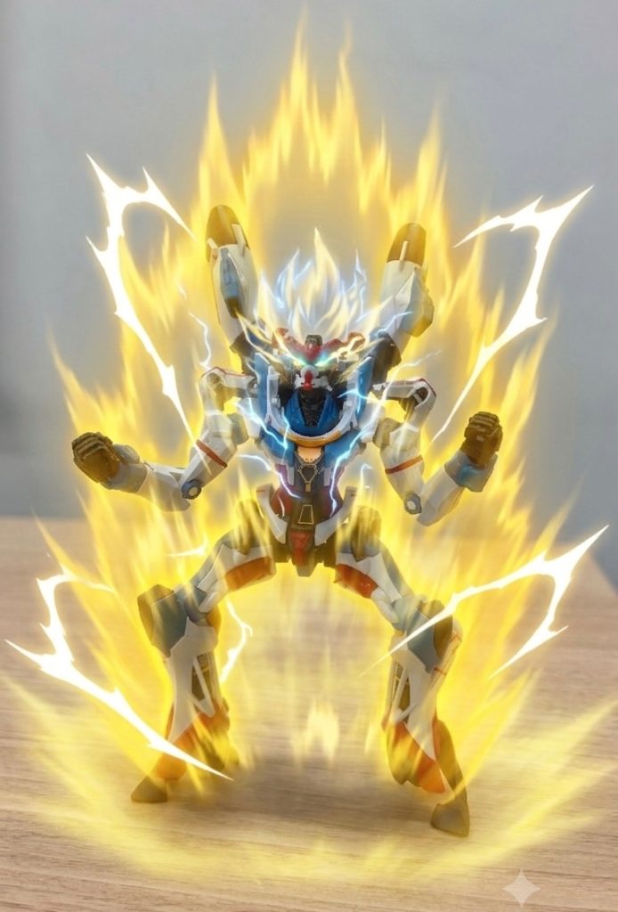 メイン写真を AI でこういう事も出来るし。ともかく多彩なガンプラです。