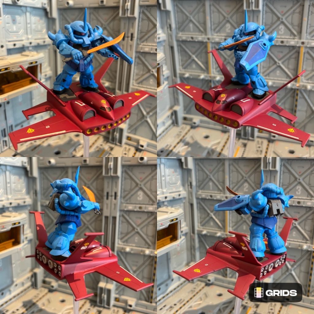 【細かいのちょいちょい】ドダイ＆グフとシャアゲル–7枚目/制作者：ガンダムおじ３