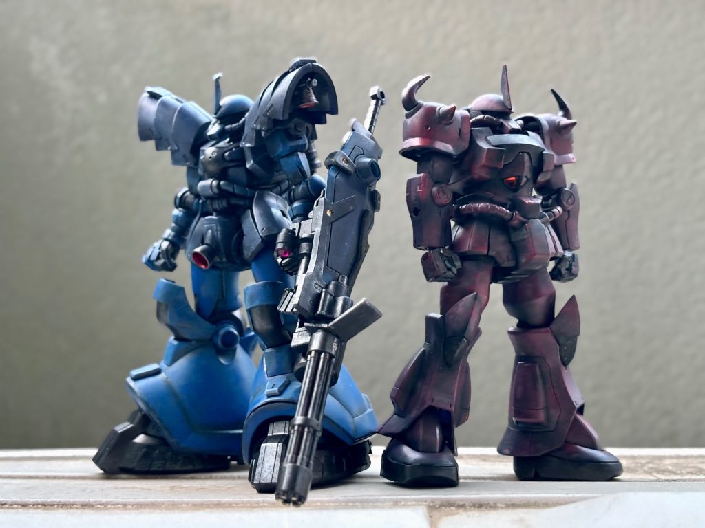 シャア専用グフと一緒に（シャア専用グフは、つぶやきに載せてます😄）