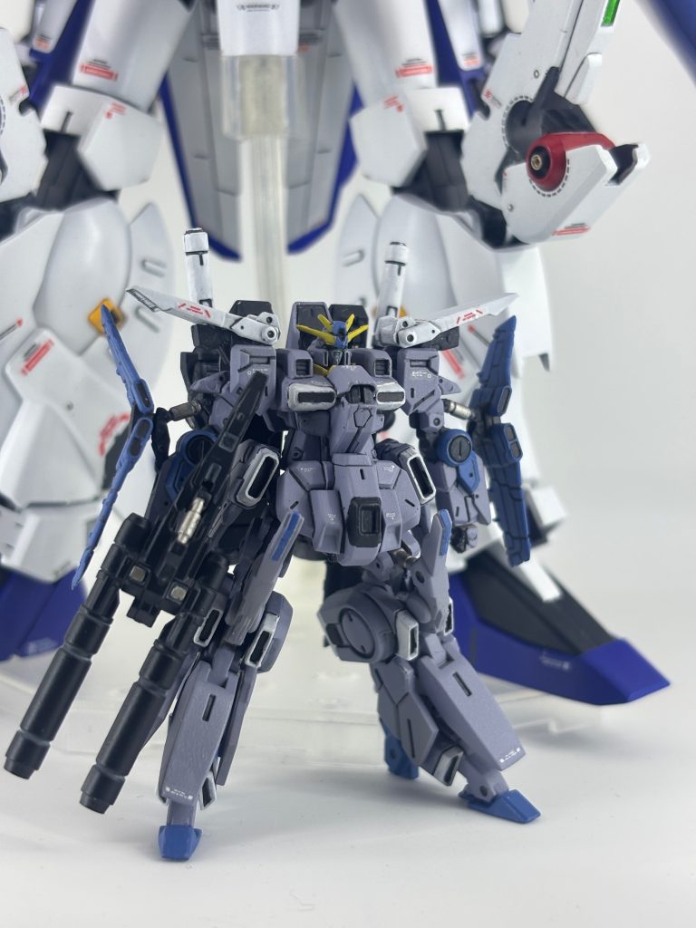 ex-sガンダムの付け合わせ。ガンダムアーティファクト ZZガンダム FAZZ風味