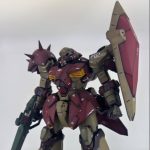 劇中みたいな重厚感を再現したい！HGUCメッサーF01型 ガウマン専用機風　グラデ全塗装編