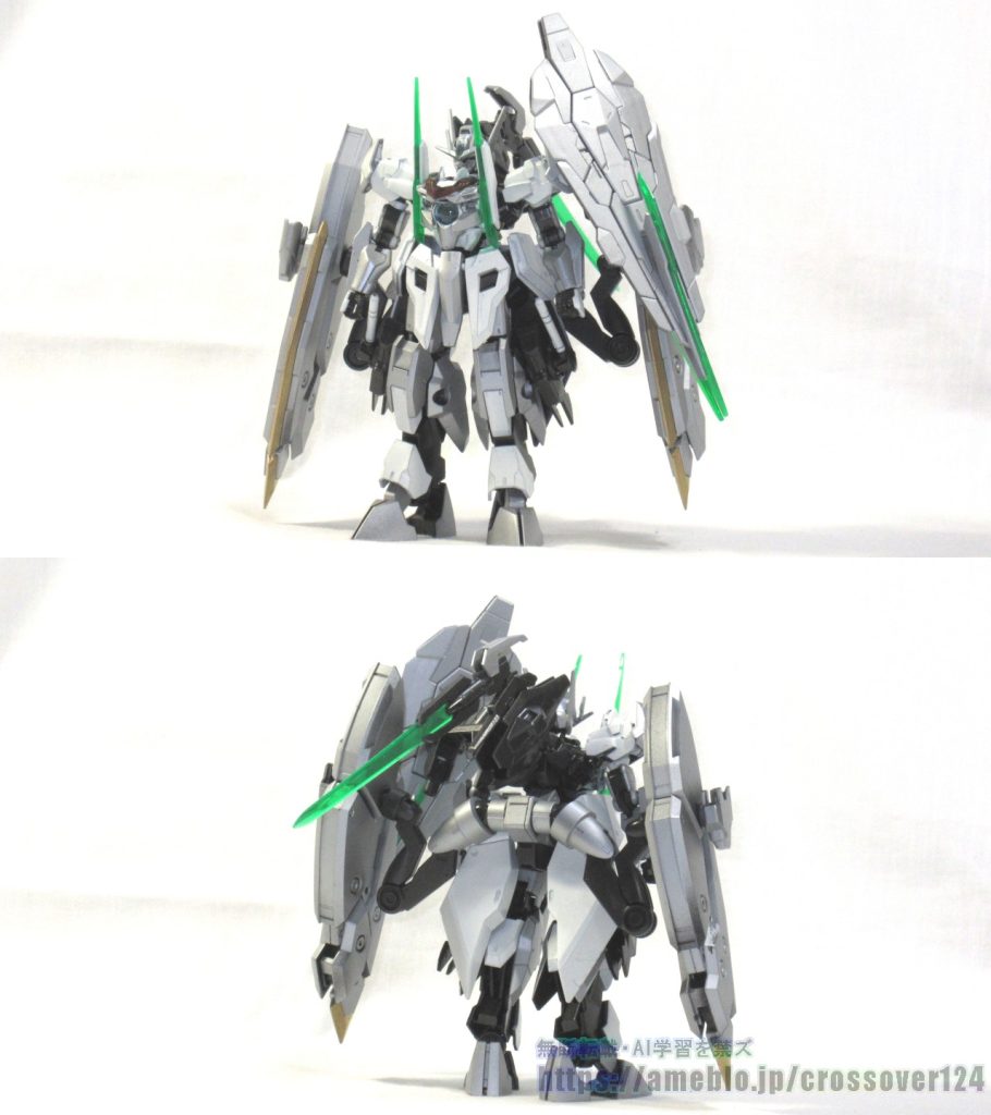 　というわけで、00×鉄血ミキシング「H&H（ヘルアンドヘブン）」シリーズ通算5（+α）体目。　ザガン・ルブリス・ダブルオークアンタをミキシングしたビルカーガンダムです。　bilkは「踏み倒す」の意。&nbsp;　ザガンの新型ガンダム・フレームやシールドプライヤーユニットを使おうとするとどうしても7割ザガンになる……