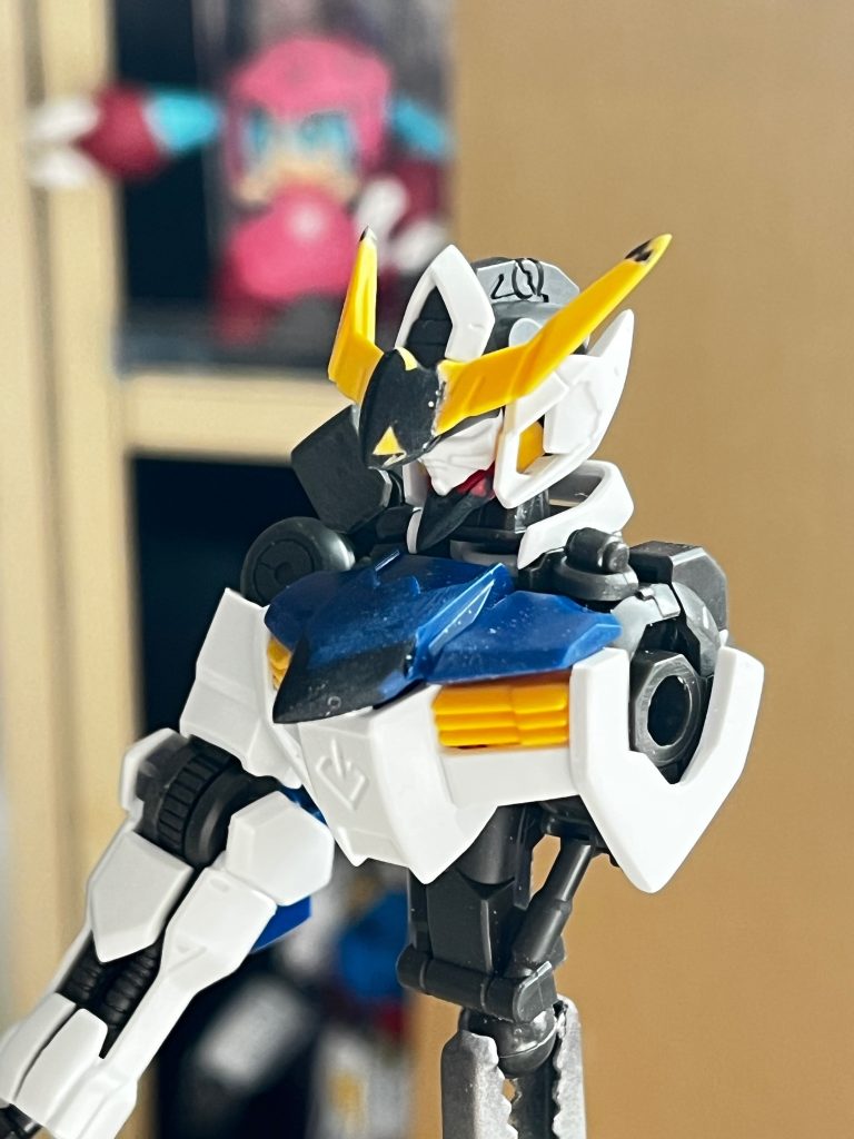 HGバルバトス 第一形態　アゴと腰を伸ばす‼️–2枚目/制作者：HAU