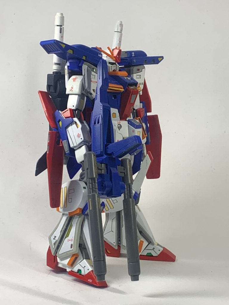 今回は細かいディテールアップを中心に制作してみました。それにしてもダブルゼータはゴツい‼️