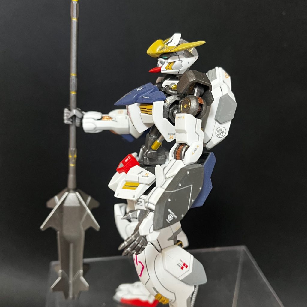 HGバルバトス 第一形態　アゴと腰を伸ばす‼️–2枚目/制作者：HAU