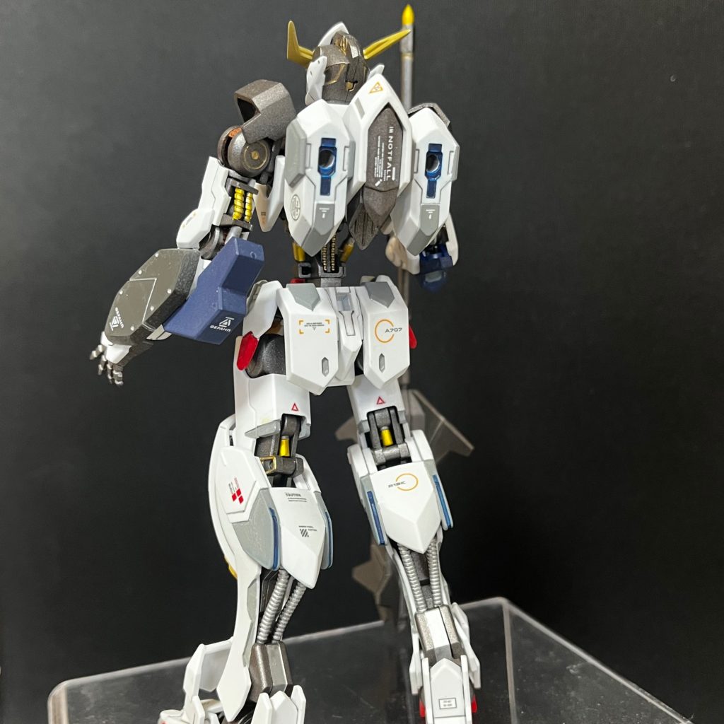 HGバルバトス 第一形態　アゴと腰を伸ばす‼️–3枚目/制作者：HAU