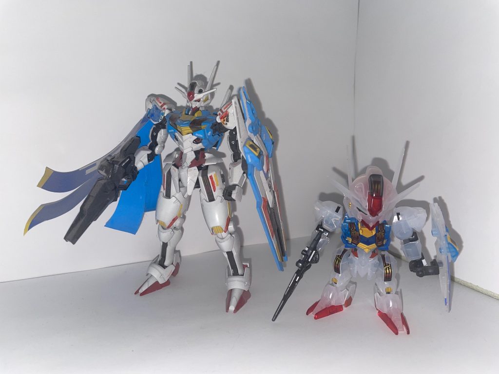 XVX-016/ガンダム・エアリアル[クリアカラー]【パルスアレンジ・オブ・カラーモデル】–4枚目/制作者：【電幻龍メンバーズ】ドラグーンの開発部