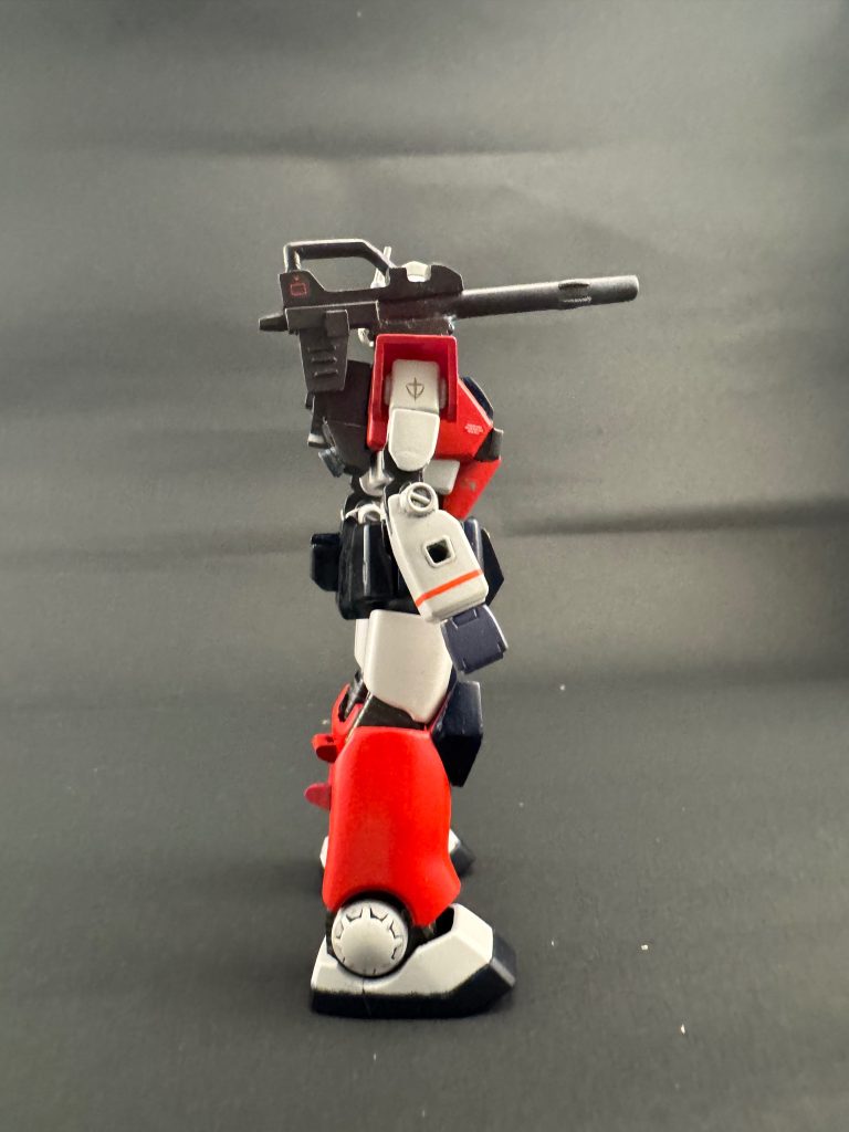 右ショット肩関節の可動域をキープしたままキャノンを乗せられたのは良かった