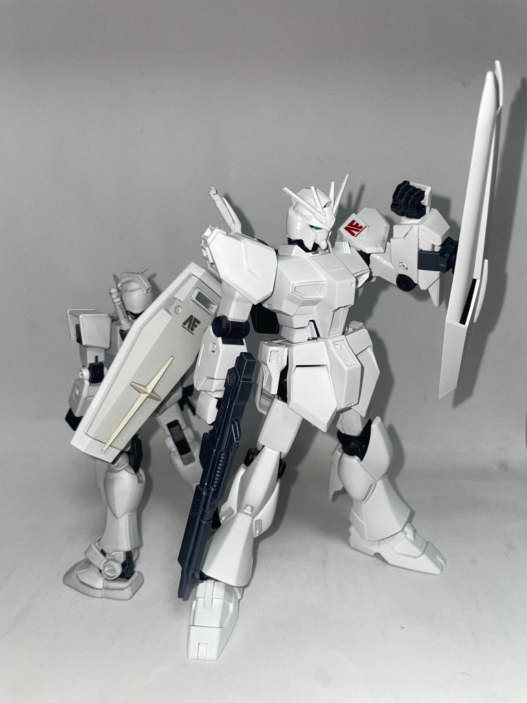 RX-93/νガンダム アナハイム社警備仕様〔正式名ペインティングモデル・νガンダム〕【パルスアレンジ・オブ・リアルカラーモデル】–5枚目/制作者：【電幻龍メンバーズ】ドラグーンの開発部