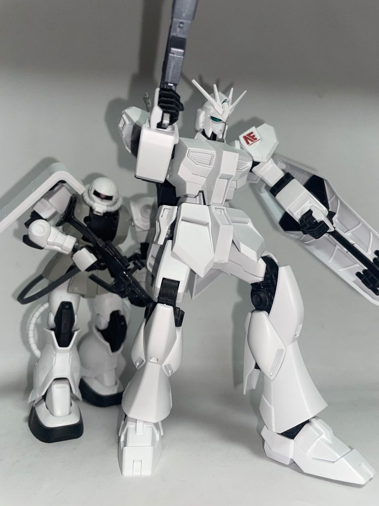 RX-93/νガンダム アナハイム社警備仕様〔正式名ペインティングモデル・νガンダム〕【パルスアレンジ・オブ・リアルカラーモデル】–6枚目/制作者：【電幻龍メンバーズ】ドラグーンの開発部