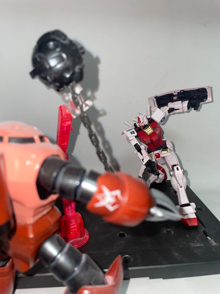 セイラ「セイラ、006 行きます」ガンダムDXの出撃を再現アクション①【空中戦闘】アクション②【ビームライフルTYPE-Bを構える】アクション③【ビームサーベル】シャア「冗談ではない!!?」