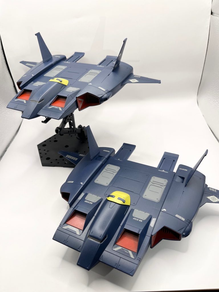 実は2個作ってました。もう一個はディジェでも乗せておこうかな。パーツが大きいキットでサクサク組むことができて、良い息抜きになりました。ちょっと合わせ目消しが雑いですが。。最後まで見ていただき、ありがとうございました😊