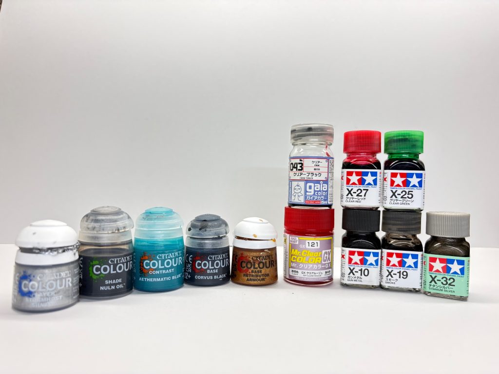 塗料は写真の物を使用しました。最後までご覧いただきありがとうございます。