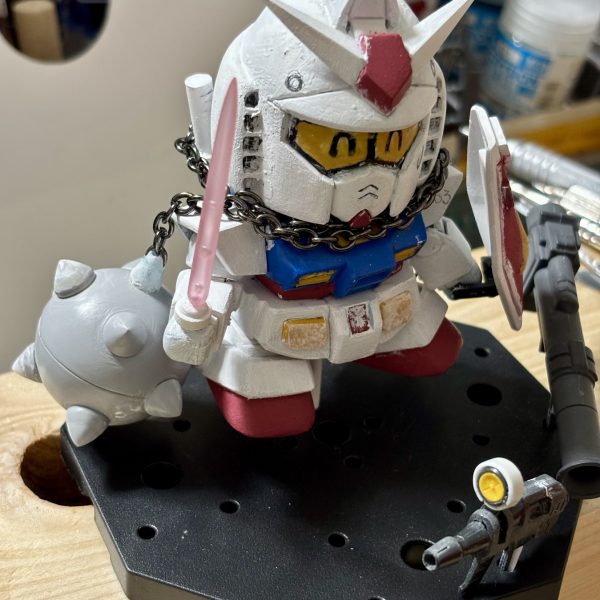 閲覧ありがとうございます＾＾後は細部を造形する段階にまできました。塗装前になると。。。（意味深）と言ってもられないので完成を急ぎます😅（2枚目）