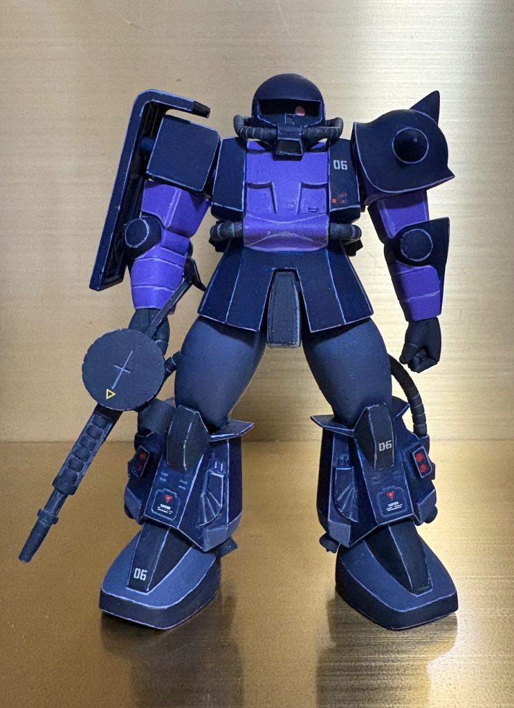 旧キット　MS-06R–3枚目/制作者：スモールワールド工廠