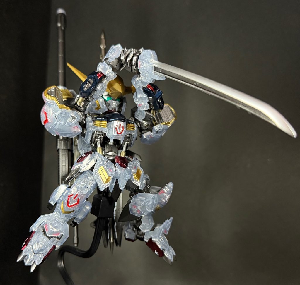 MGSD バルバトス【ソリッドクリア】メカニカルコアメッキ風塗装–7枚目/制作者：バンちゃん