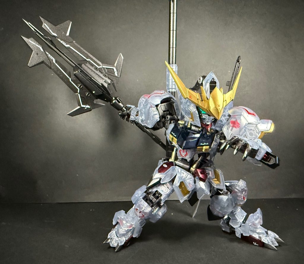 MGSD バルバトス【ソリッドクリア】メカニカルコアメッキ風塗装–5枚目/制作者：バンちゃん