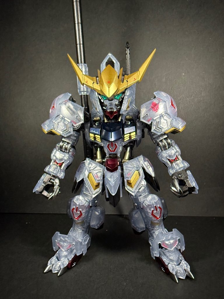 MGSD バルバトス【ソリッドクリア】メカニカルコアメッキ風塗装–2枚目/制作者：バンちゃん