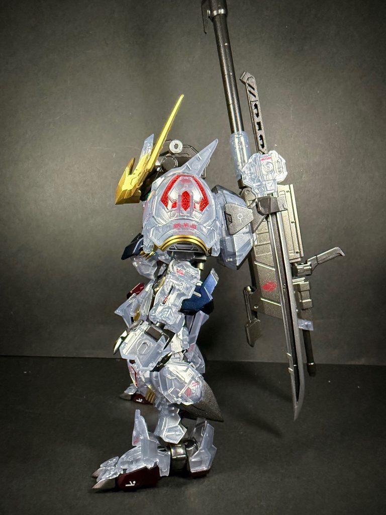 MGSD バルバトス【ソリッドクリア】メカニカルコアメッキ風塗装–3枚目/制作者：バンちゃん