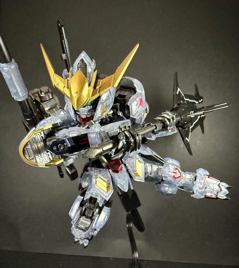 MGSD バルバトス【ソリッドクリア】メカニカルコアメッキ風塗装–9枚目/制作者：バンちゃん
