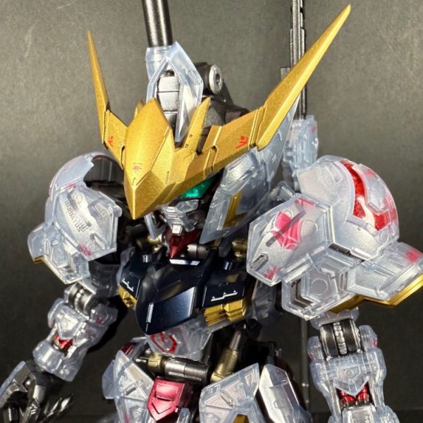 MGSD バルバトス【ソリッドクリア】メカニカルコアメッキ風塗装