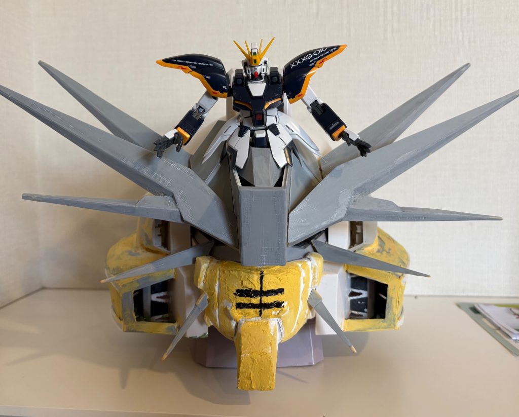 目分量で作ったので、あちこち歪んでますガンダム雰囲気優先でヨシとしてます。