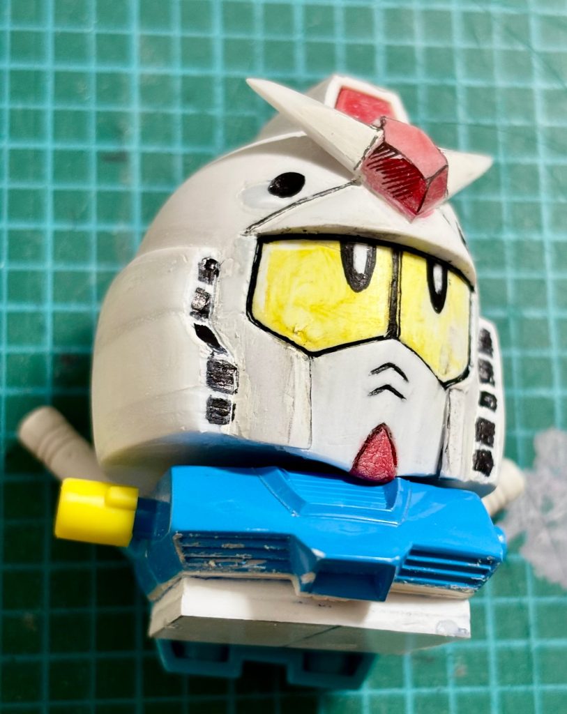 元祖SDガンダム の お顔 大改修って こんな感じ ですよね！