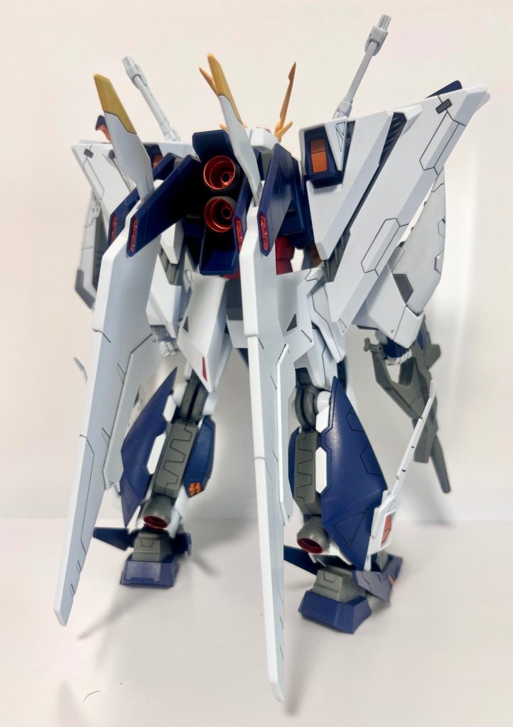 リアビューバーニア内部はメタレッドで塗装しています。
