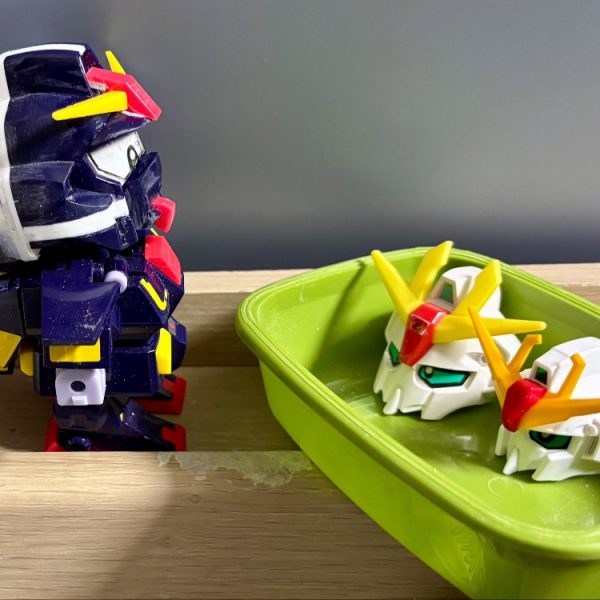元祖SDガンダム　サイコくん見下す＾＾
