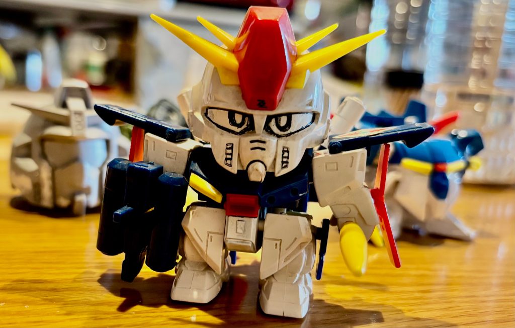 元祖SD ガンダムＺＺ　参上！　（素組み）
