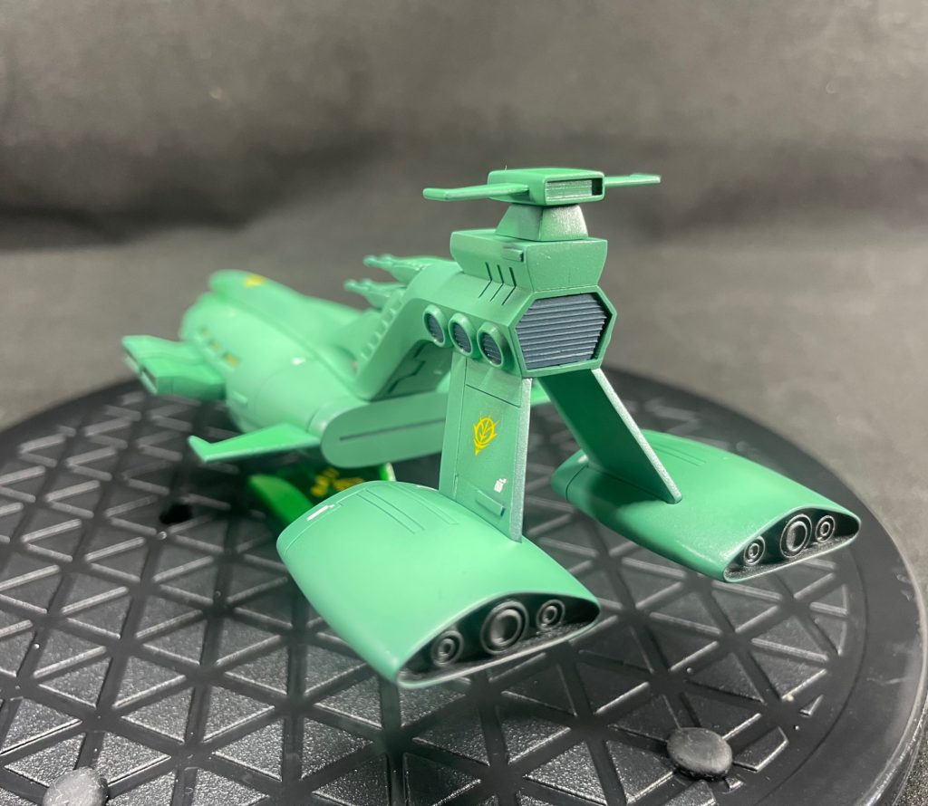ジオン軍巡洋艦量産型ムサイ(キャメル艦)–4枚目/制作者：セントピース