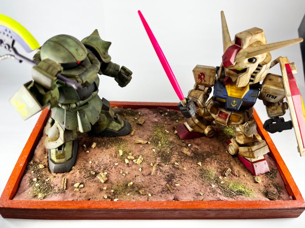 MS-06 ZAKUⅡ  RX-78-02 GUNDAM–4枚目/制作者：konさん