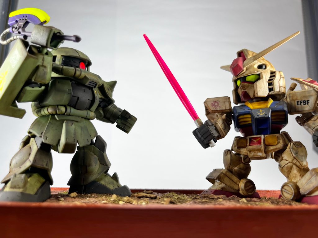 MS-06 ZAKUⅡ  RX-78-02 GUNDAM–5枚目/制作者：konさん